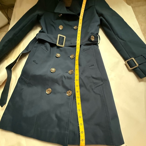 Burberry Women's Classic Blue Trench Coat - Picture 7 of 12